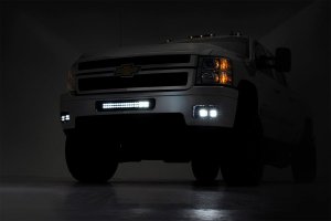 Chevrolet Silverado 2500 HD LED Light Kit - Fog Mount - Rough Country - Dual 2